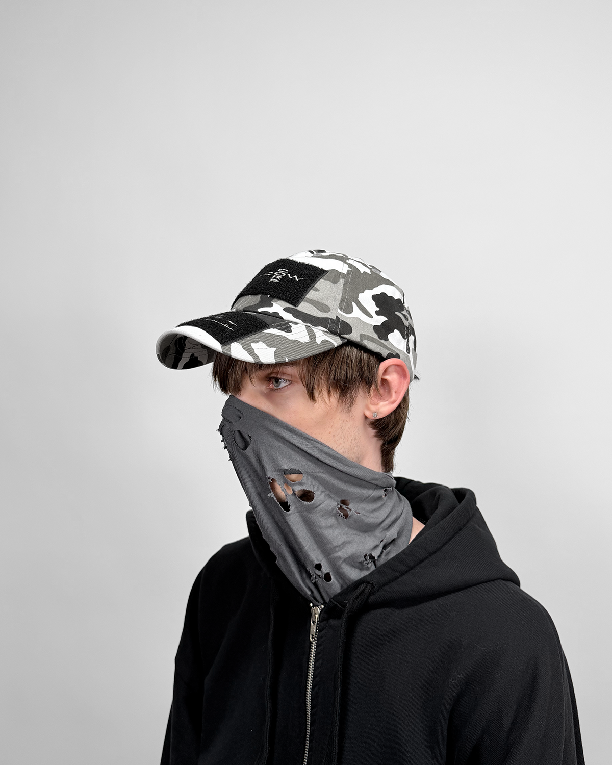 Snow Camo Patch Cap