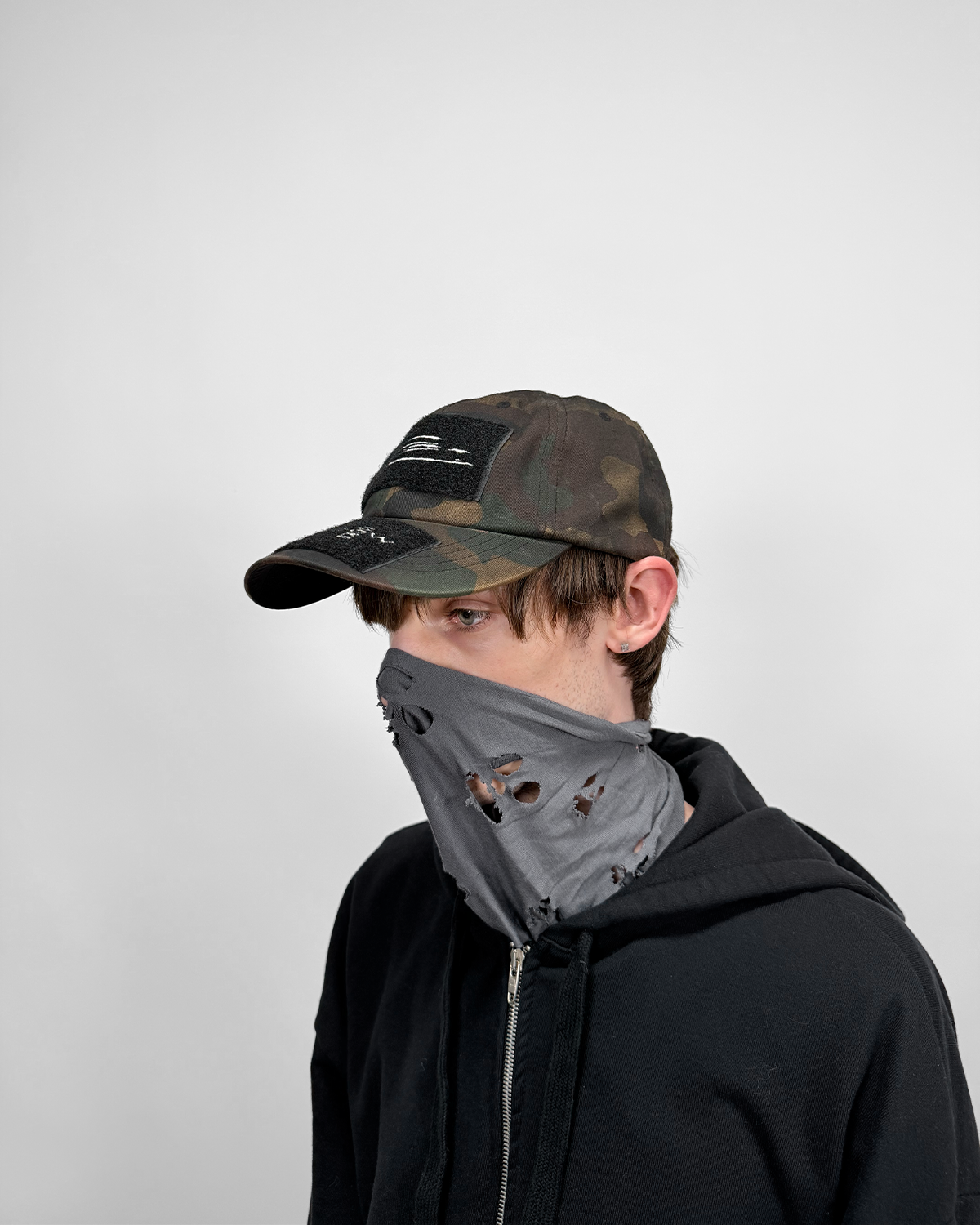 Spray Camo Patch Cap