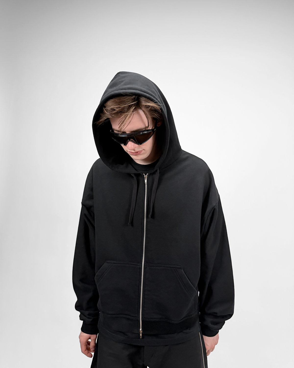 Oversized Zip Hoodie