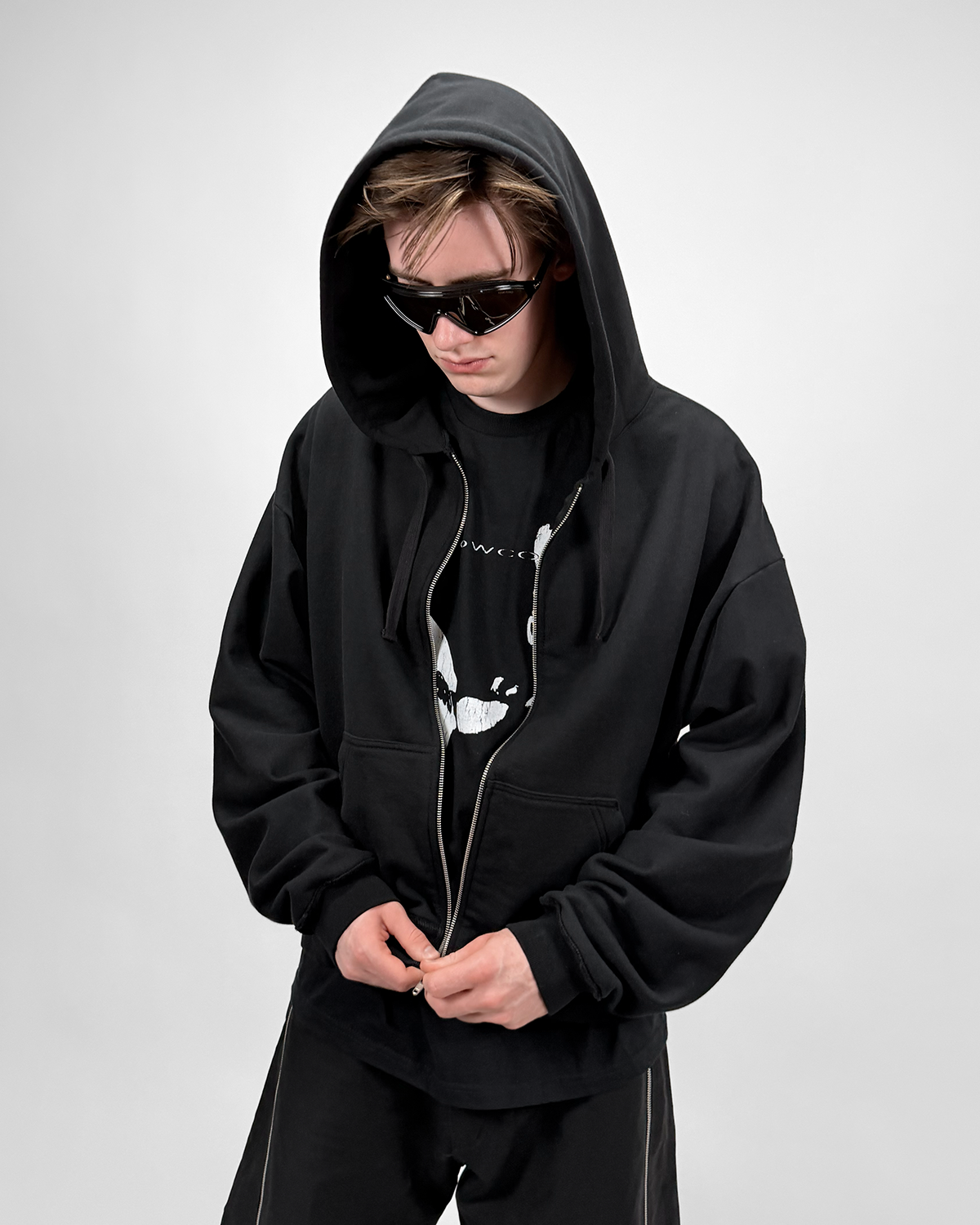 Oversized Zip Hoodie