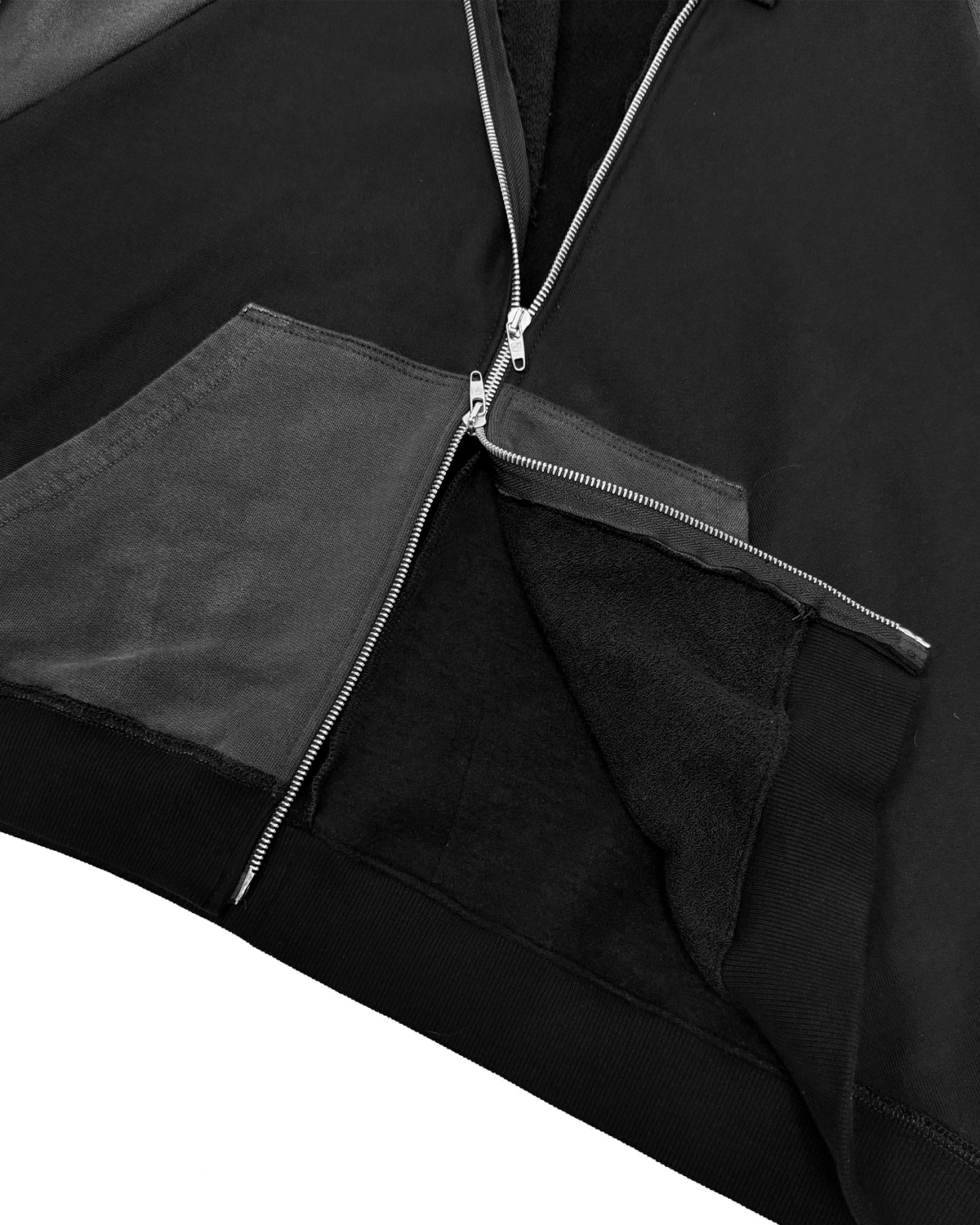 Sleeveless Zip Hoodie