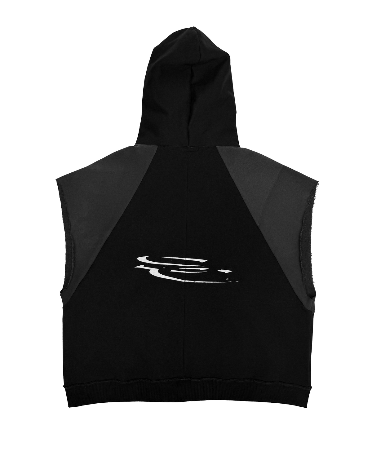 Sleeveless Zip Hoodie