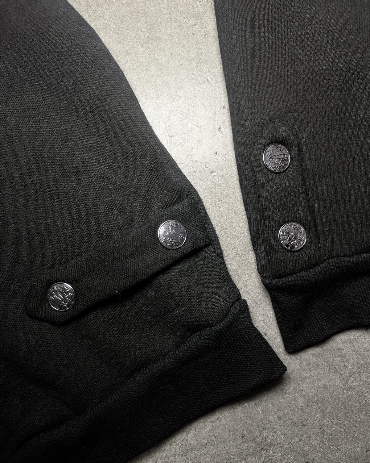 Epaulette Zip Hoodie