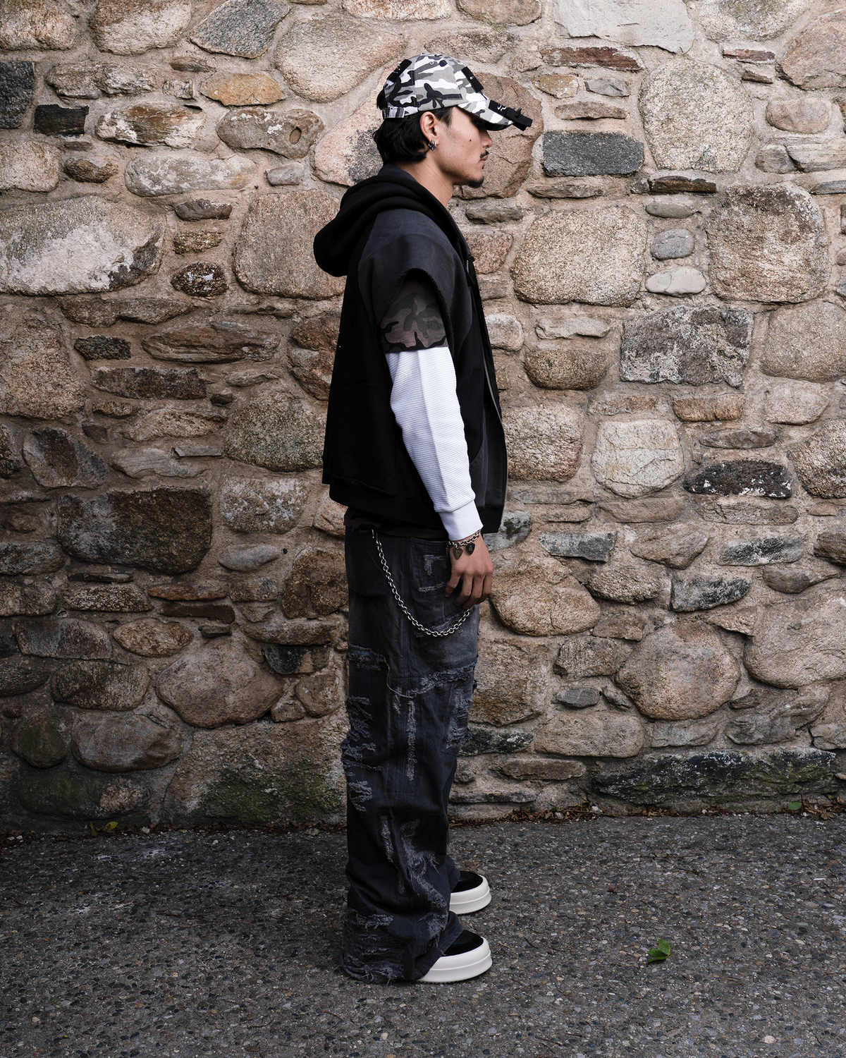 Snow Camo Patch Cap