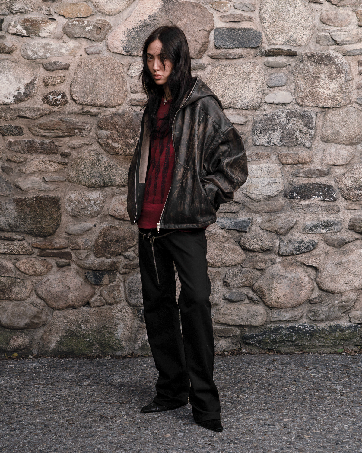 Lambskin Full Zip